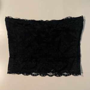Black Lace Tupe Top